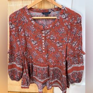American eagle floral top